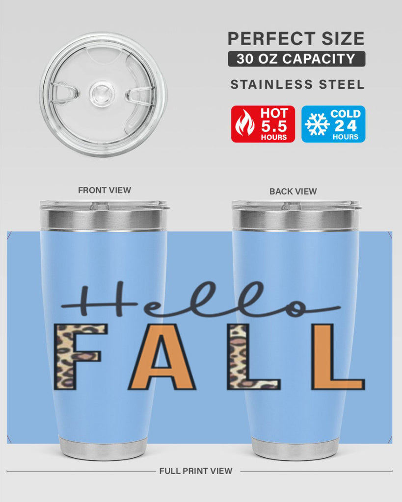 Hello fall 276#- fall- Tumbler