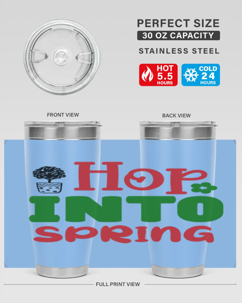 Hop into Spring 251#- spring- Tumbler