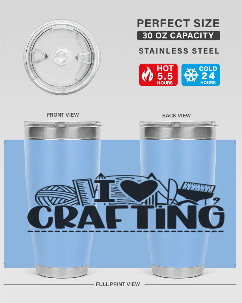 I Love Crafting 20#- crafting- Tumbler