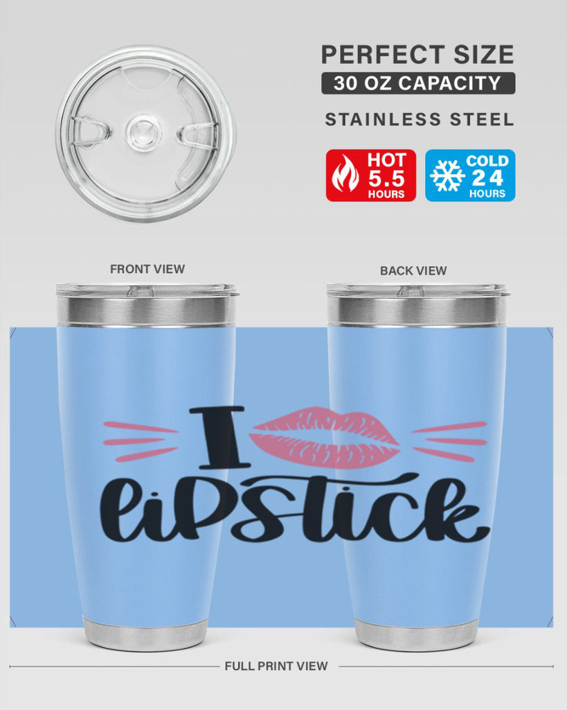 I Love Lipstick Style 86#- make up- Tumbler