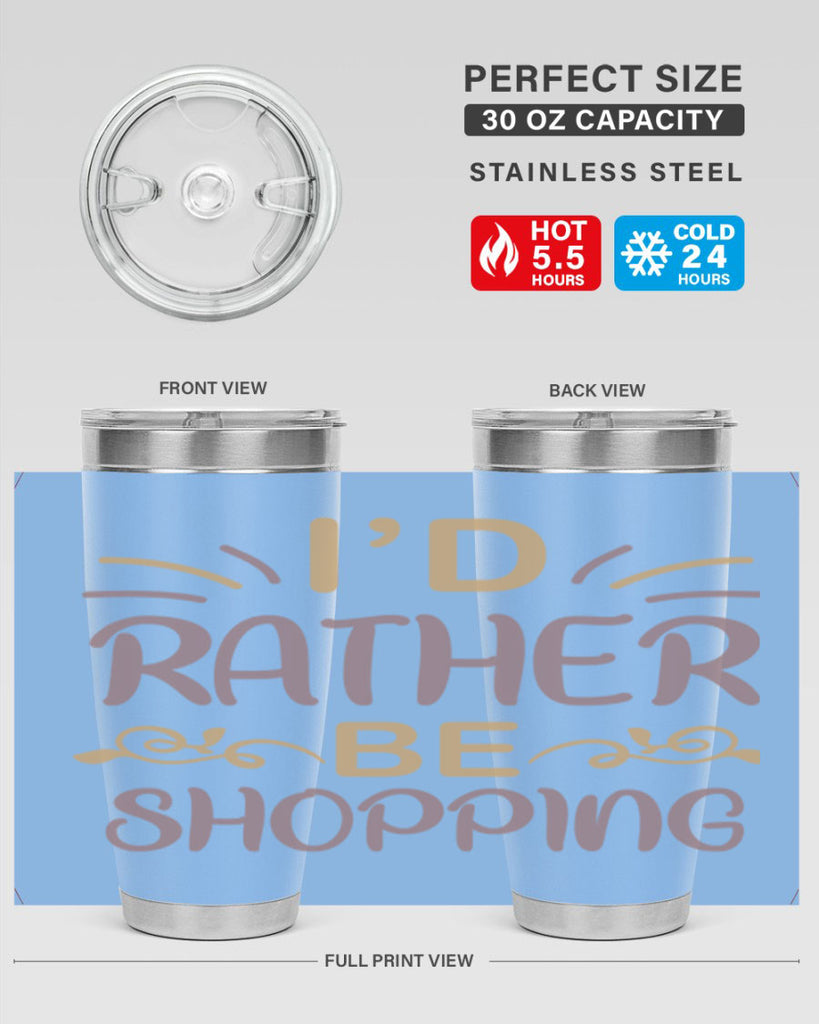 Id Rather Be Shopping 109#- fashion- Cotton Tank