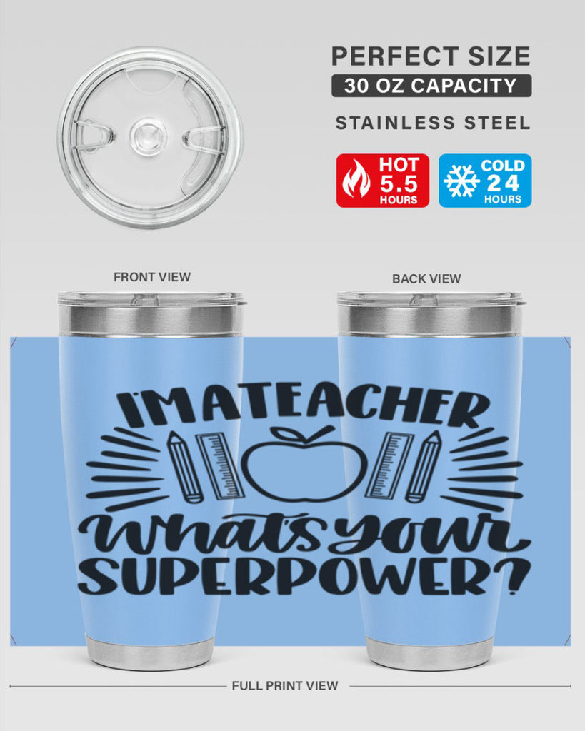 Im A Teacher Whats Your Style 72#- teacher- tumbler