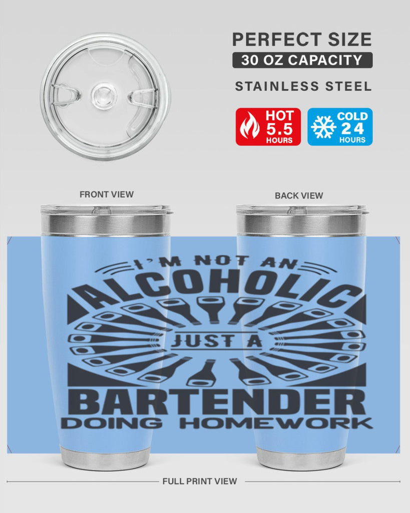 Im not an Style 18#- bartender- tumbler