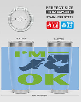 Im ok Style 30#- corona virus- Tumbler
