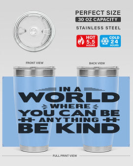 In a world Style 48#- autism- Tumbler