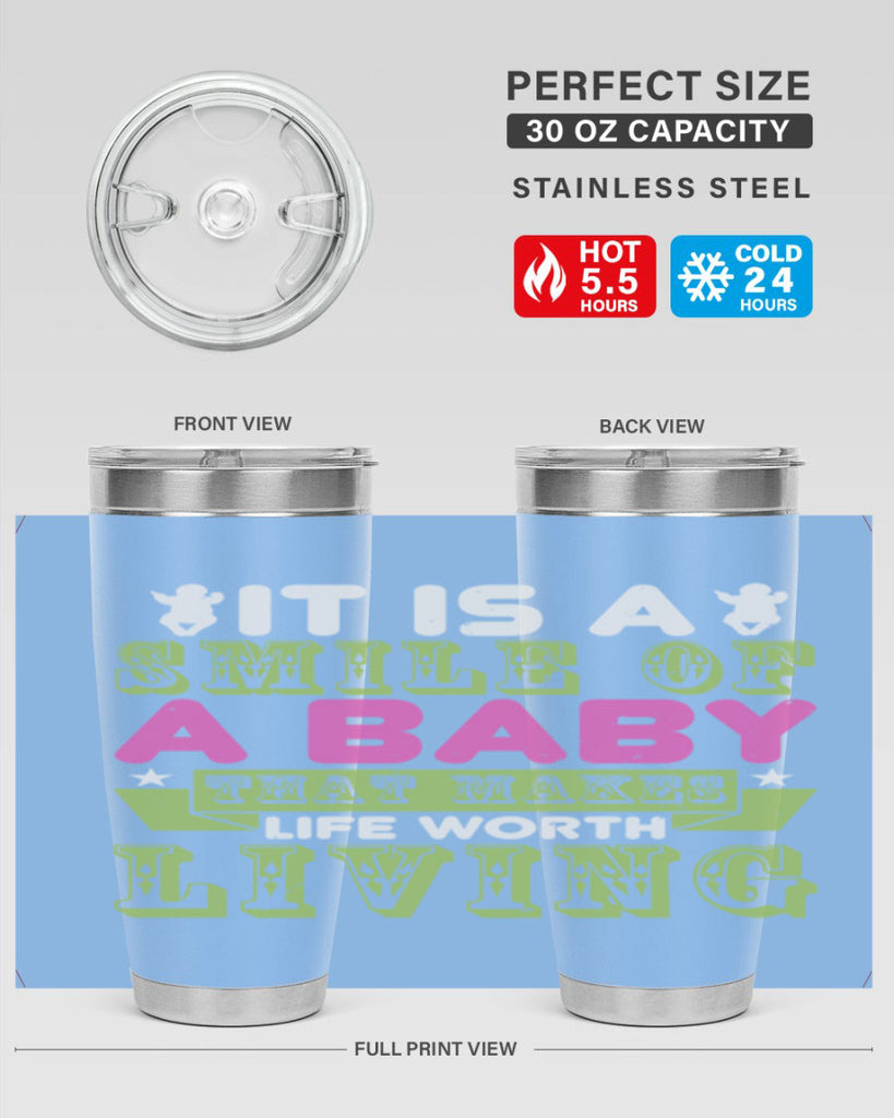It is a smile of a baby Style 188#- baby- tumbler