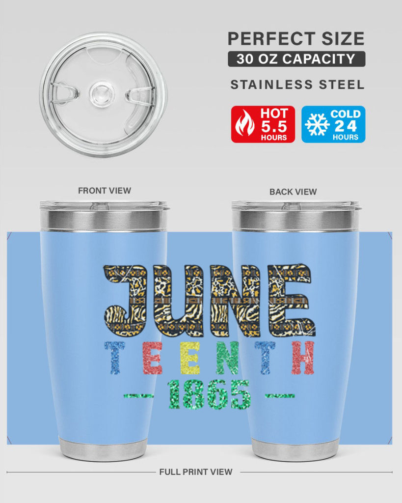 Juneteenth 1865 Png 40#- Juneteenth- tumbler