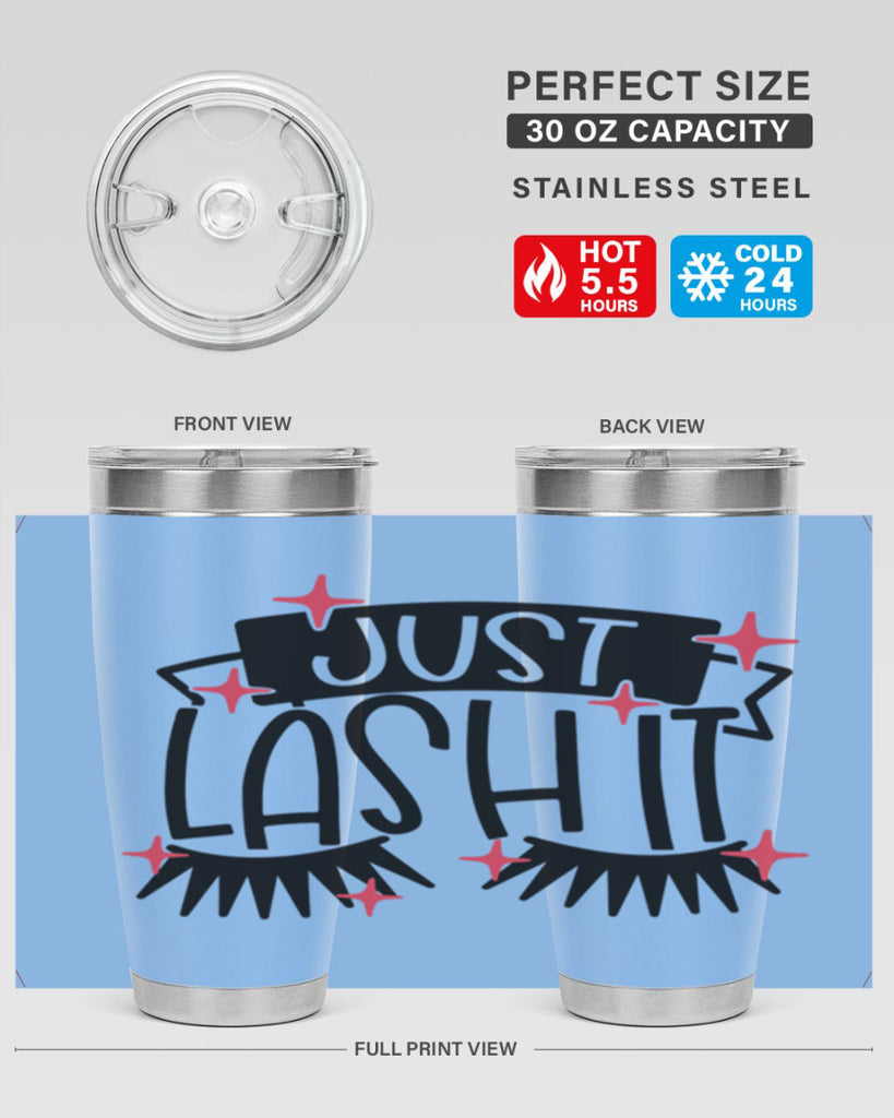 Just Lash It Style 77#- make up- Tumbler