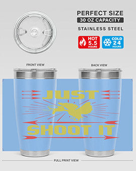 Just shoot it Style 32#- duck- Tumbler