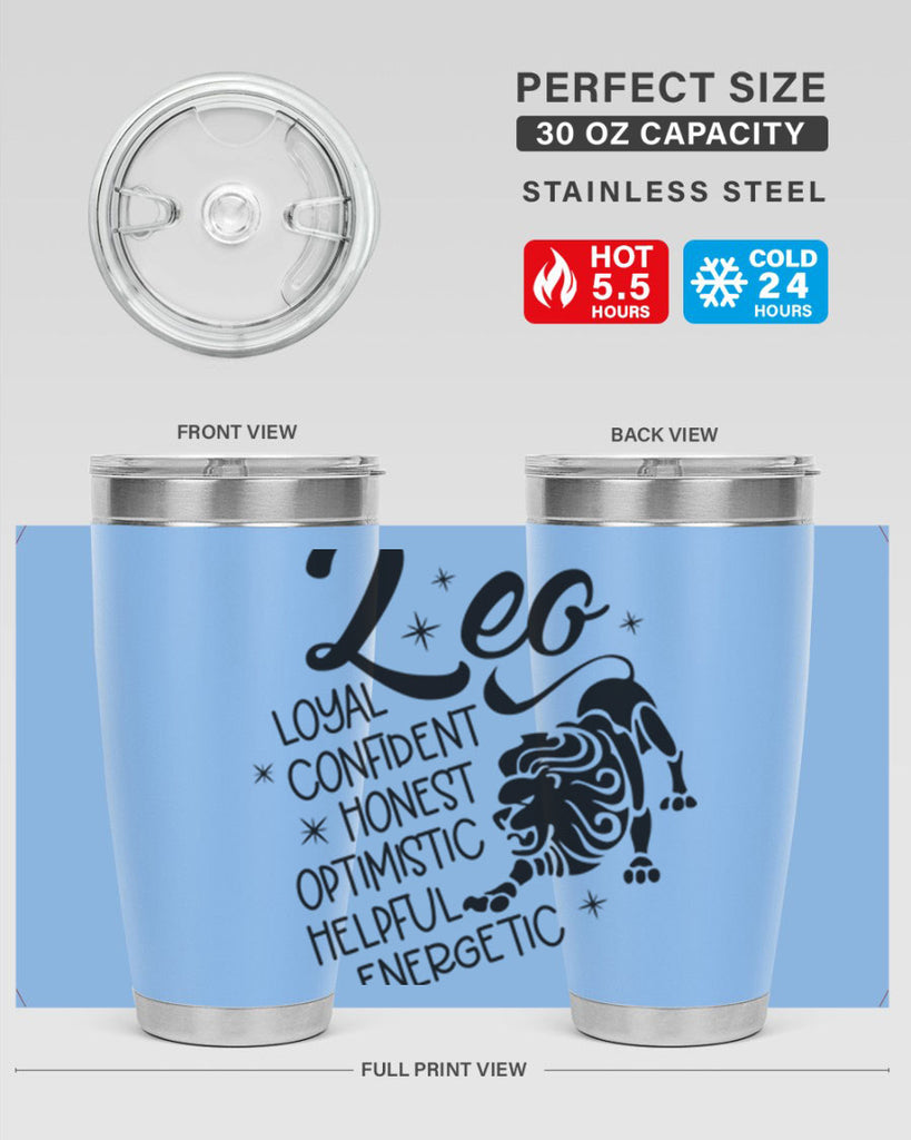 Leo 282#- zodiac- Tumbler