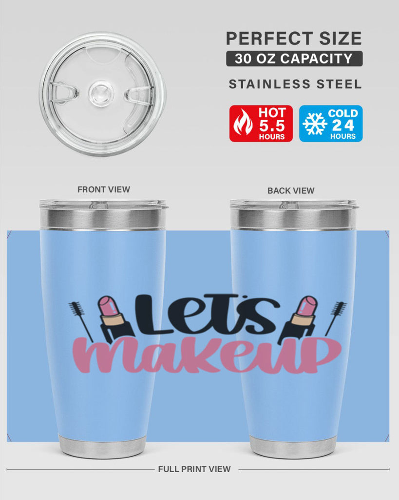 Let∩s Makeup Style 62#- make up- Tumbler