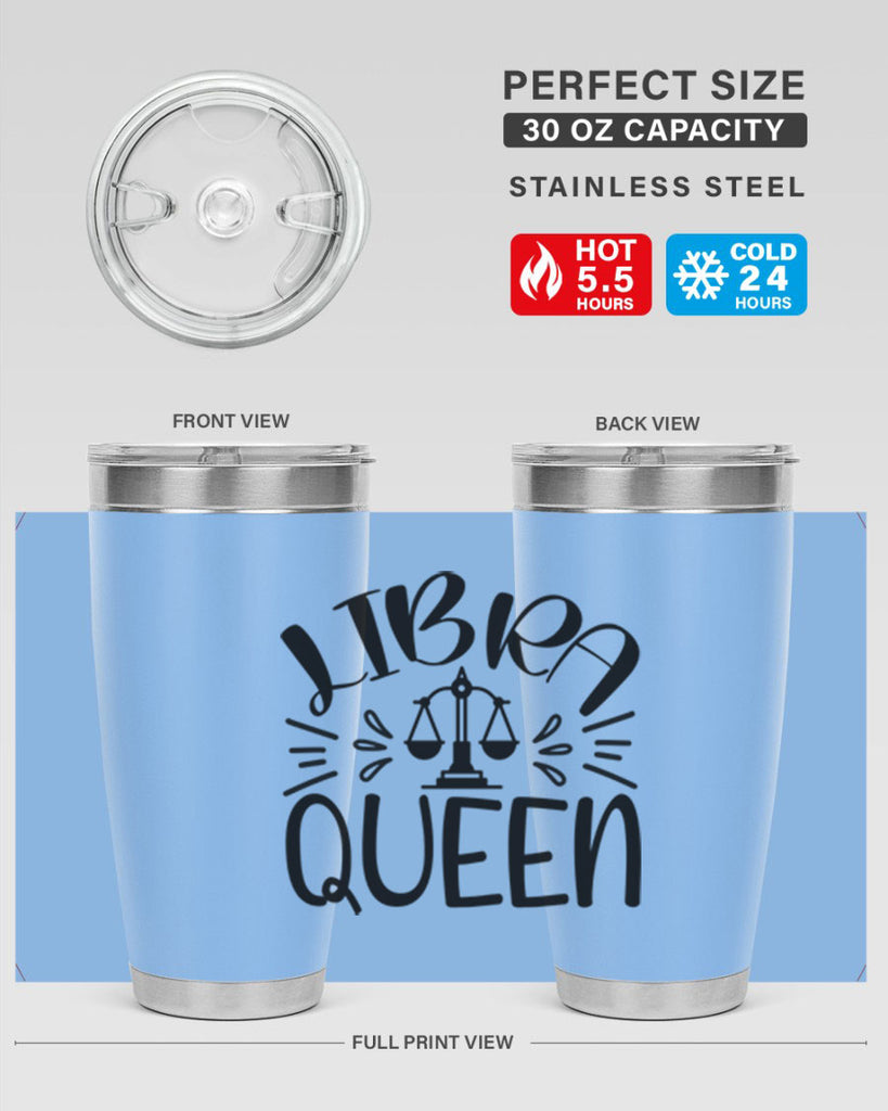 Libra queen 328#- zodiac- Tumbler