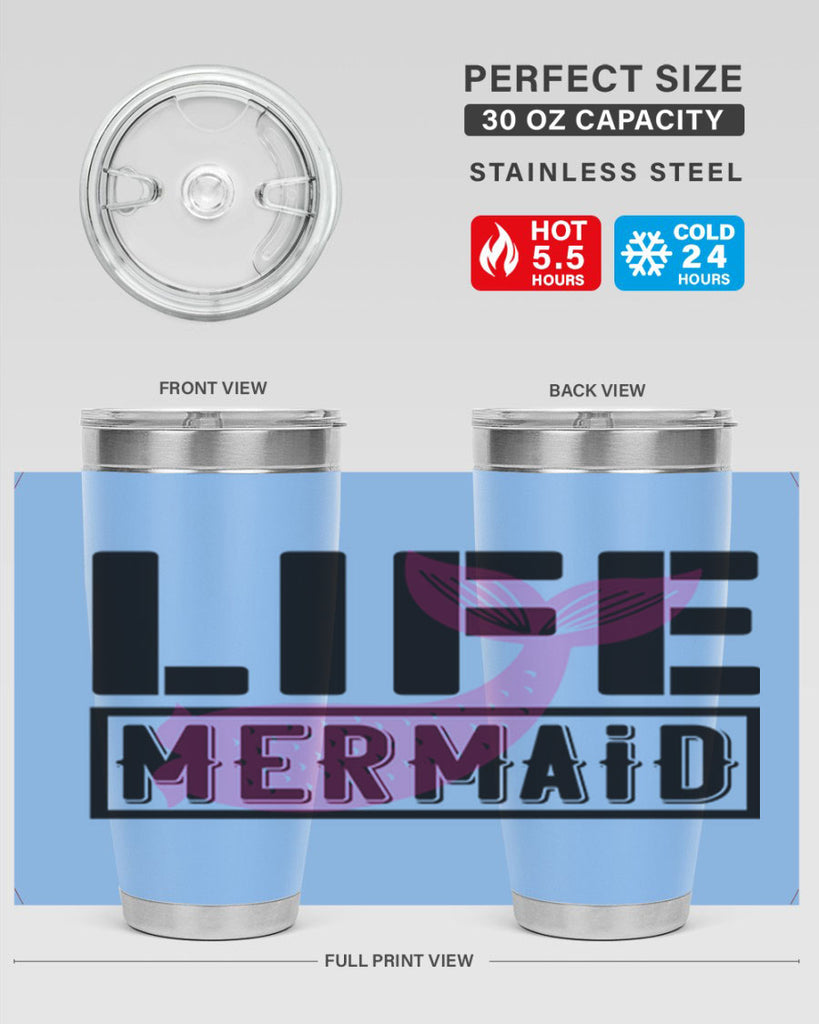 Life mermaid 303#- mermaid- Tumbler