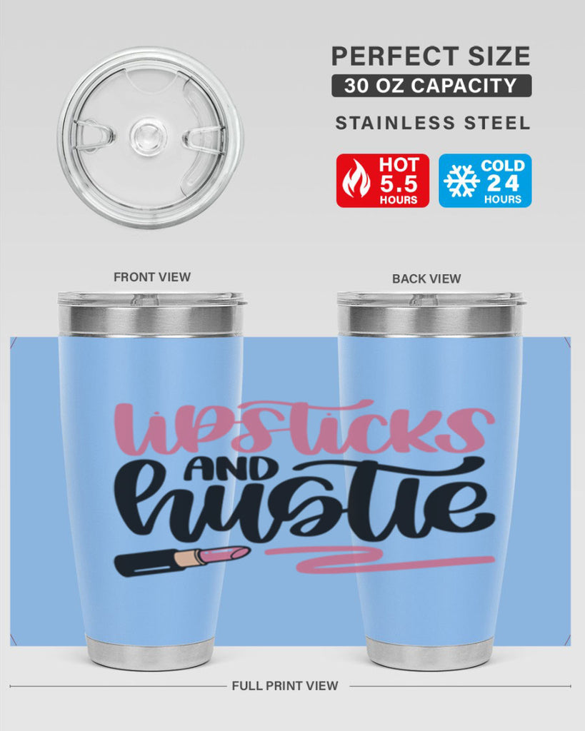 Lipstick And Hustie Style 58#- make up- Tumbler