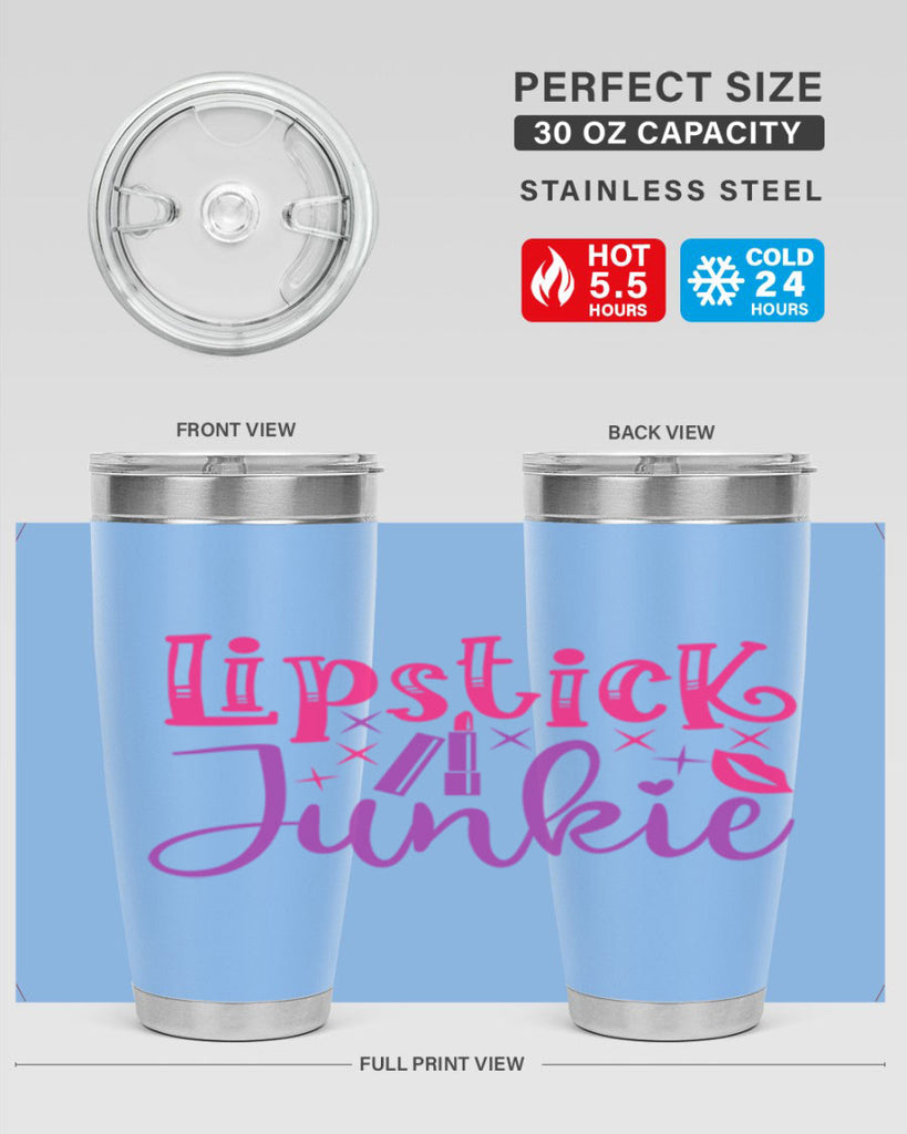 Lipstick Junkie Style 228#- make up- Tumbler