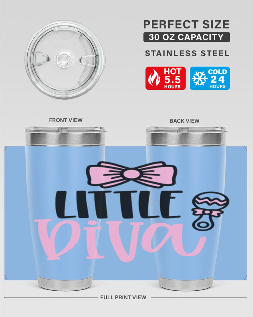 Little Diva Style 63#- baby- tumbler