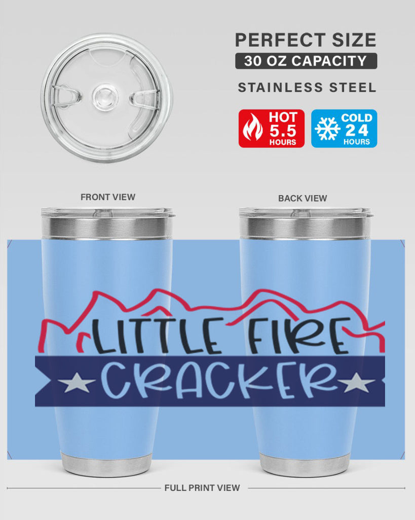 Little Fire Cracker Style 161#- Fourt Of July- Tumbler