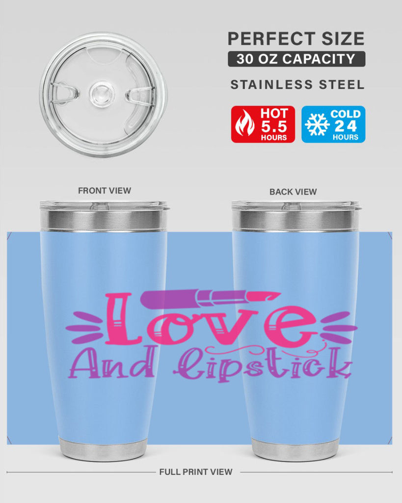 Love And Lipstick Style 225#- make up- Tumbler