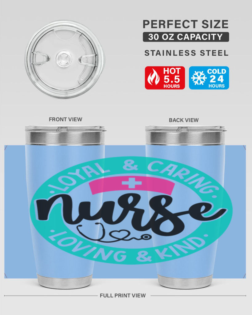 Loyal Caring Nurse Loving Kind Style Style 133#- nurse- tumbler