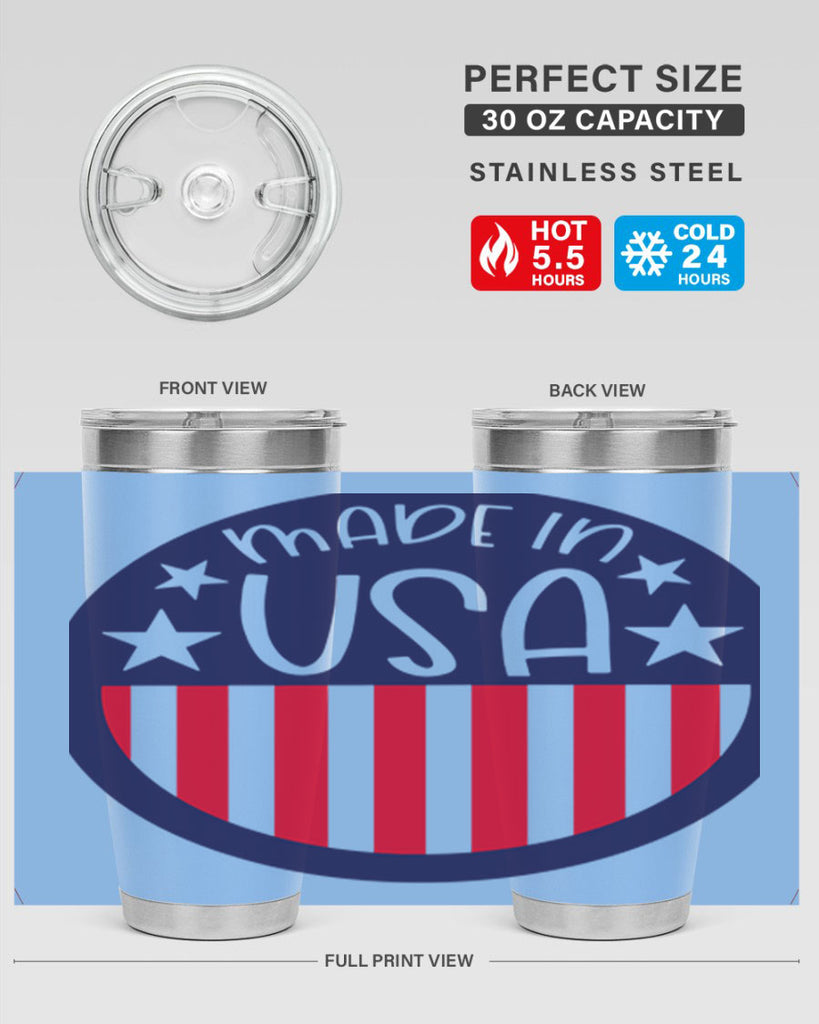 Made In USA Style 165#- Fourt Of July- Tumbler