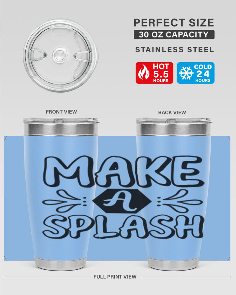 Make a splash 310#- mermaid- Tumbler