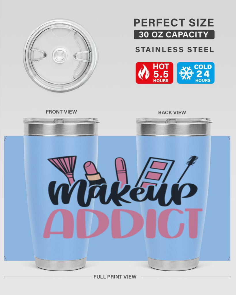 Makeup Addict Style 55#- make up- Tumbler
