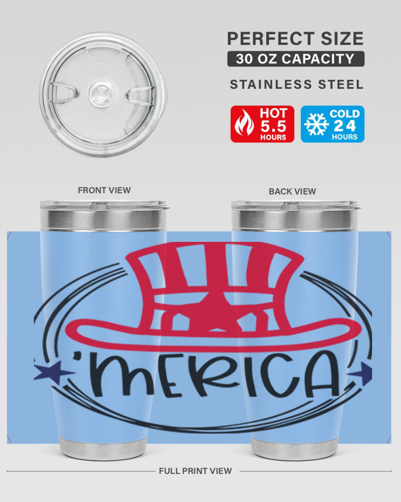 Merica Style 138#- Fourt Of July- Tumbler