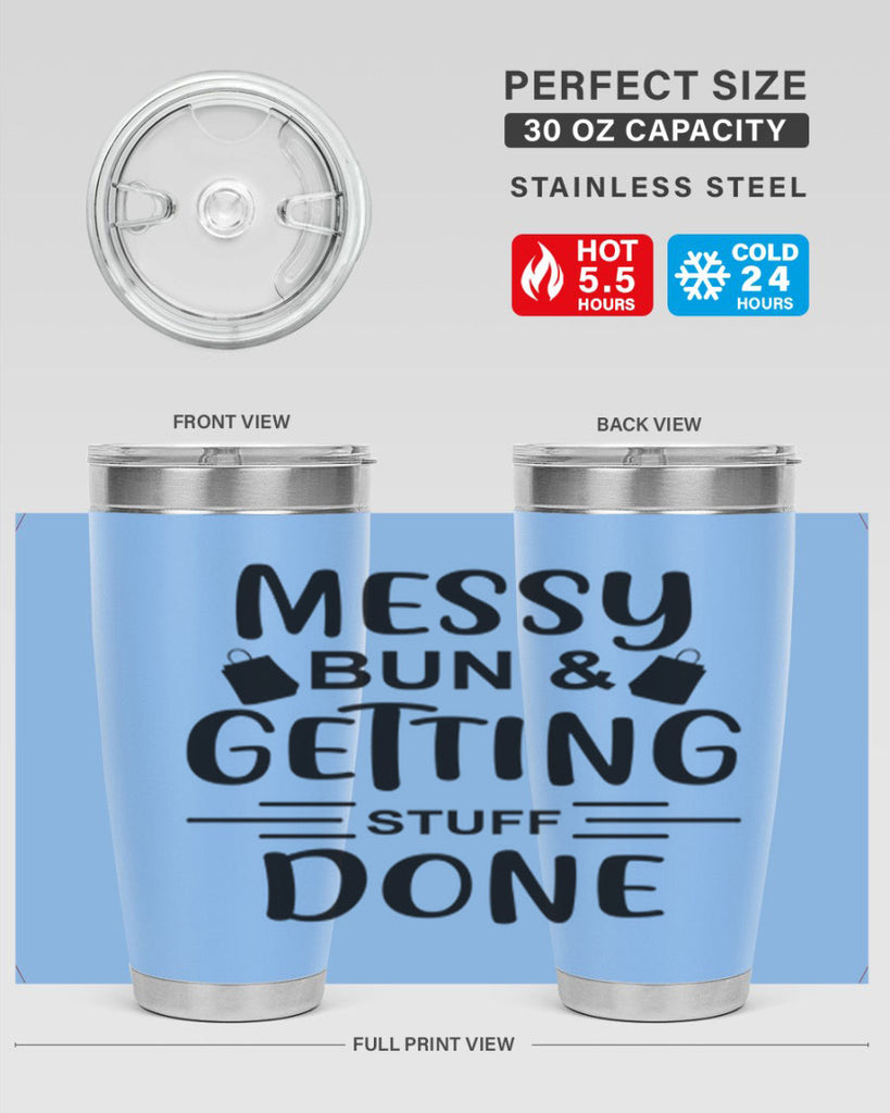 Messy Bun Getting Stuff Done 120#- fashion- Cotton Tank