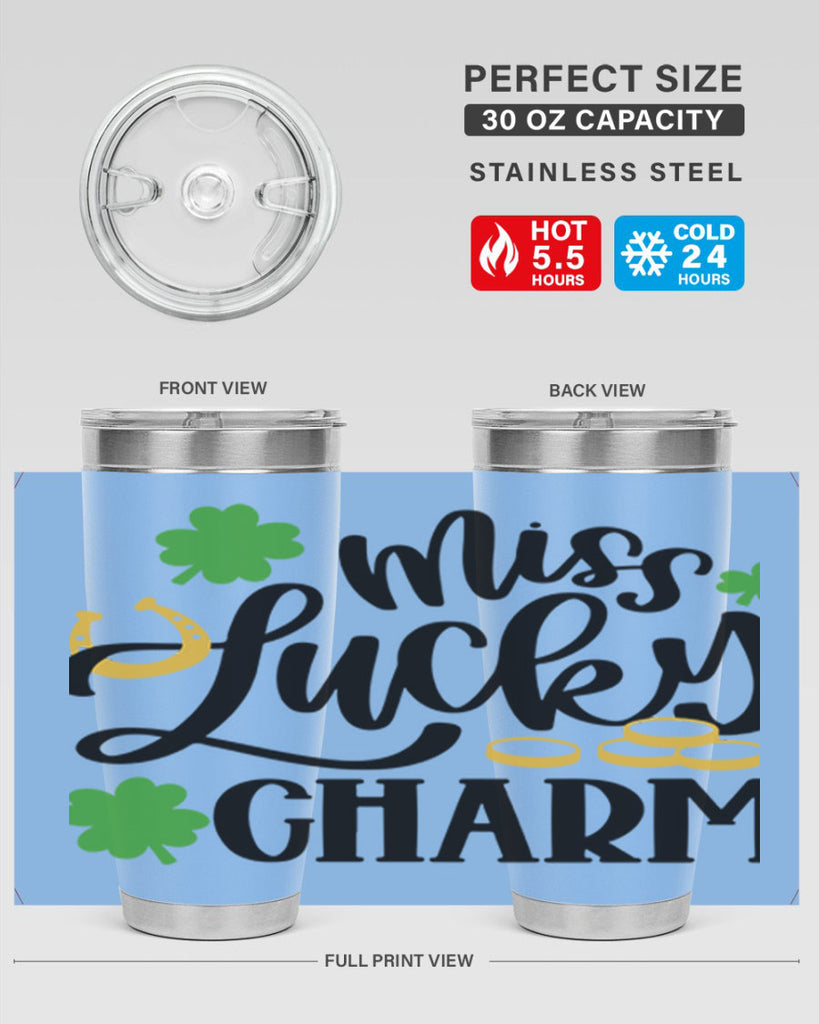 Miss Lucky Charm Style 47#- St Patricks Day- Tumbler