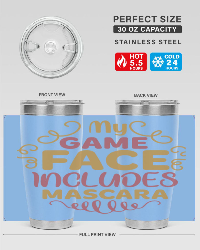 My Game Face Includes Mascara 127#- fashion- Cotton Tank