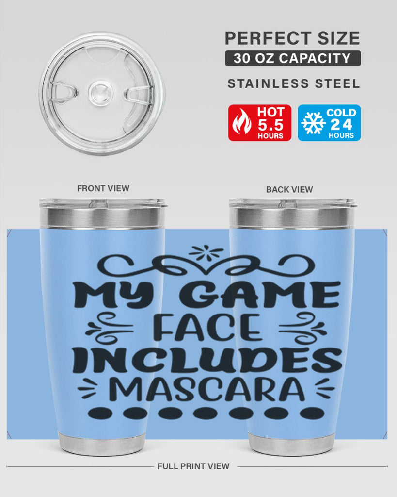 My Game Face Includes Mascara 128#- fashion- Cotton Tank