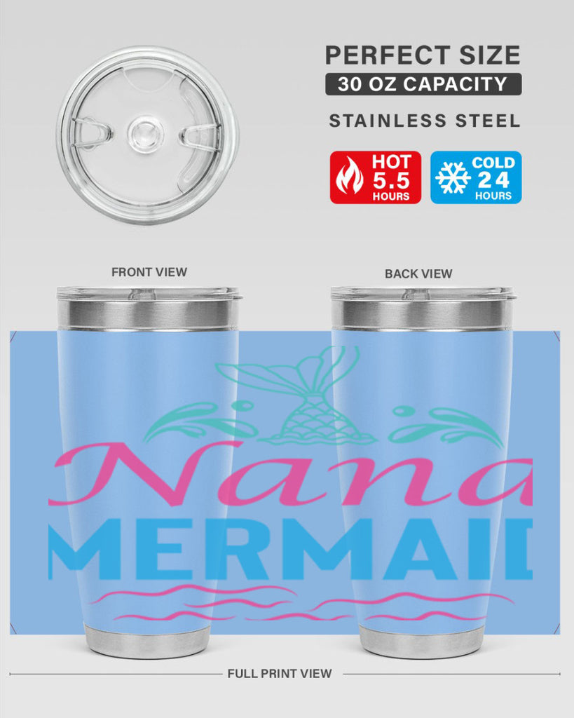 Nana Mermaid Design 518#- mermaid- Tumbler