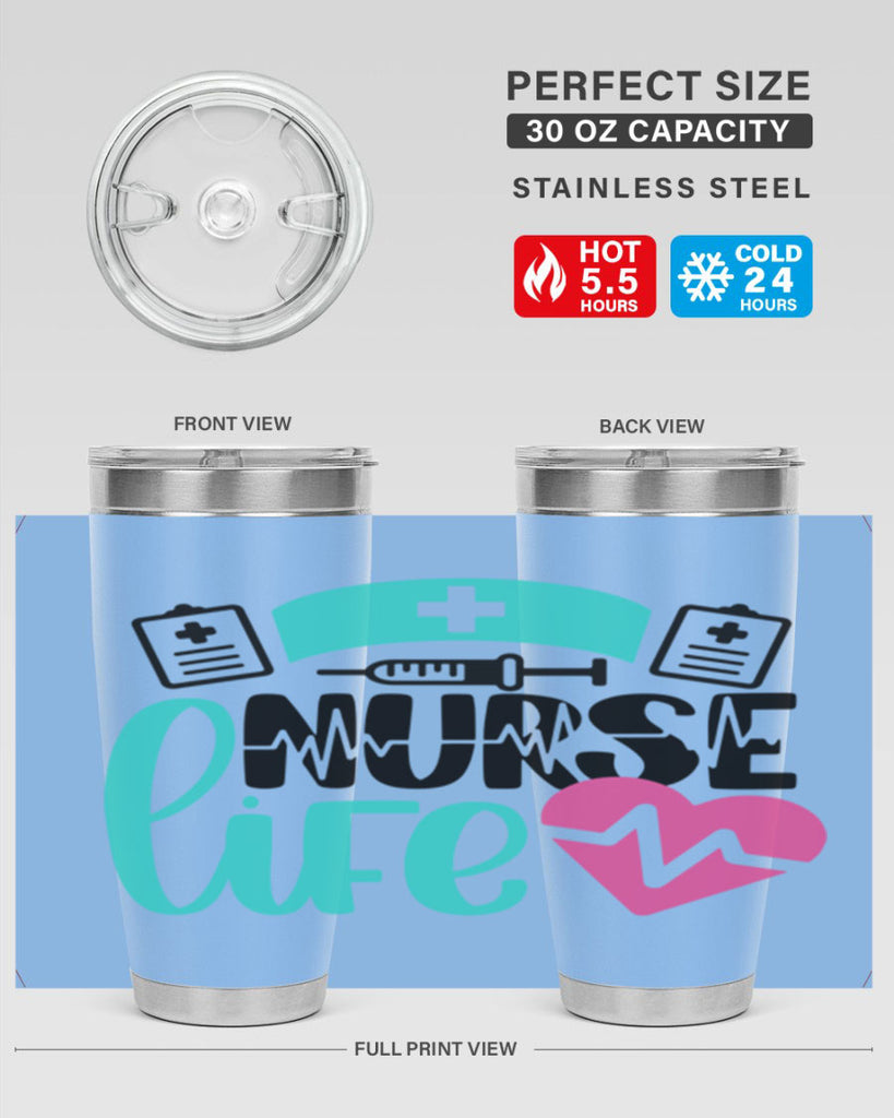 Nurse Life Style Style 106#- nurse- tumbler