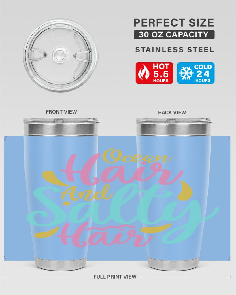 OCEAN HAIR SALTY HAIR Style 60#- summer- Tumbler