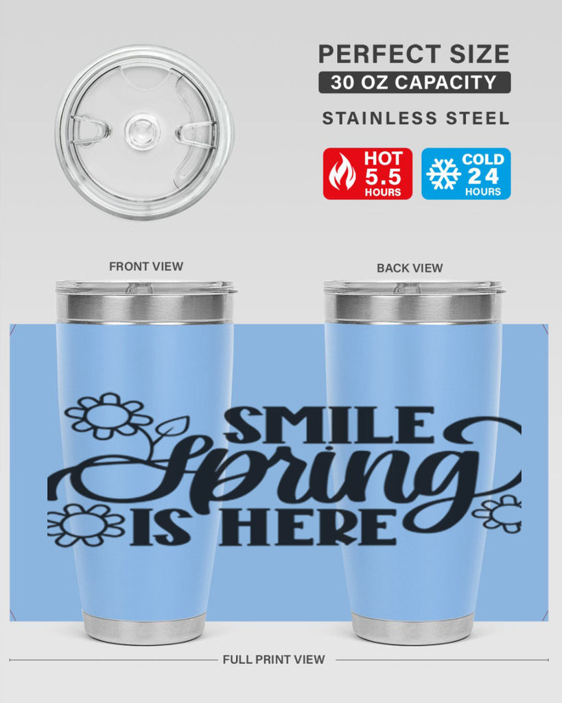 PNG_Smile Spring Is Here395#- spring- Tumbler