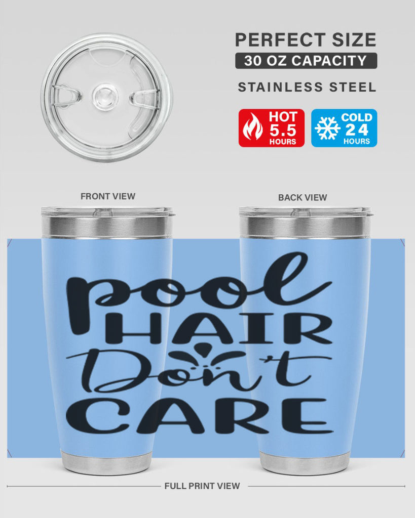 Pool hair dont care 544#- mermaid- Tumbler
