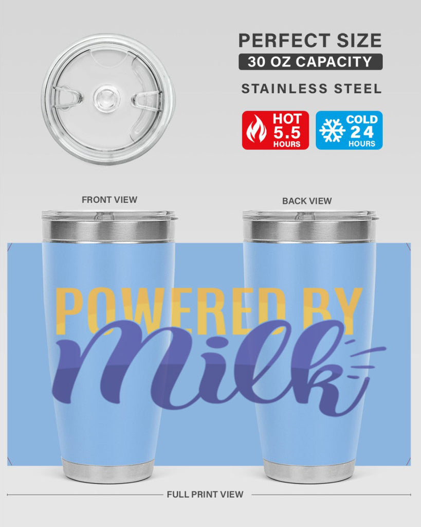Powered By Milk Style 204#- baby- tumbler