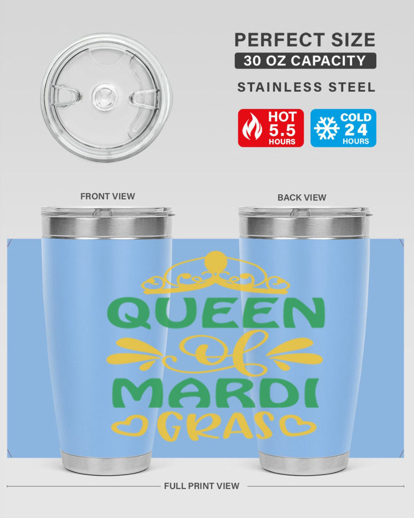 Queen Of Mardi Gras 134#- fashion- Cotton Tank