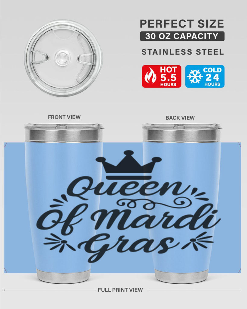 Queen Of Mardi Gras 135#- fashion- Cotton Tank