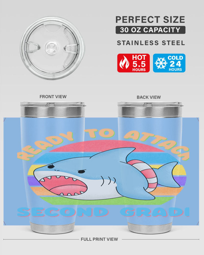 Ready to Attack 2nd Grade 19#- second grade- Tumbler
