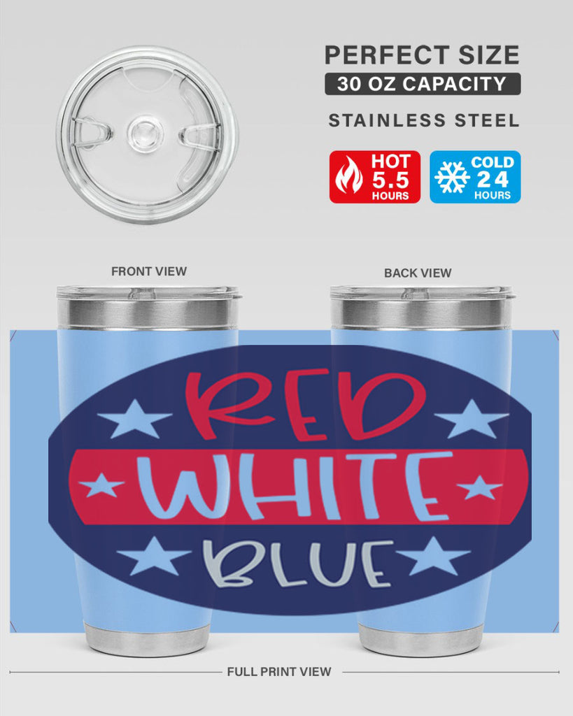 Red White Blue Style 170#- Fourt Of July- Tumbler