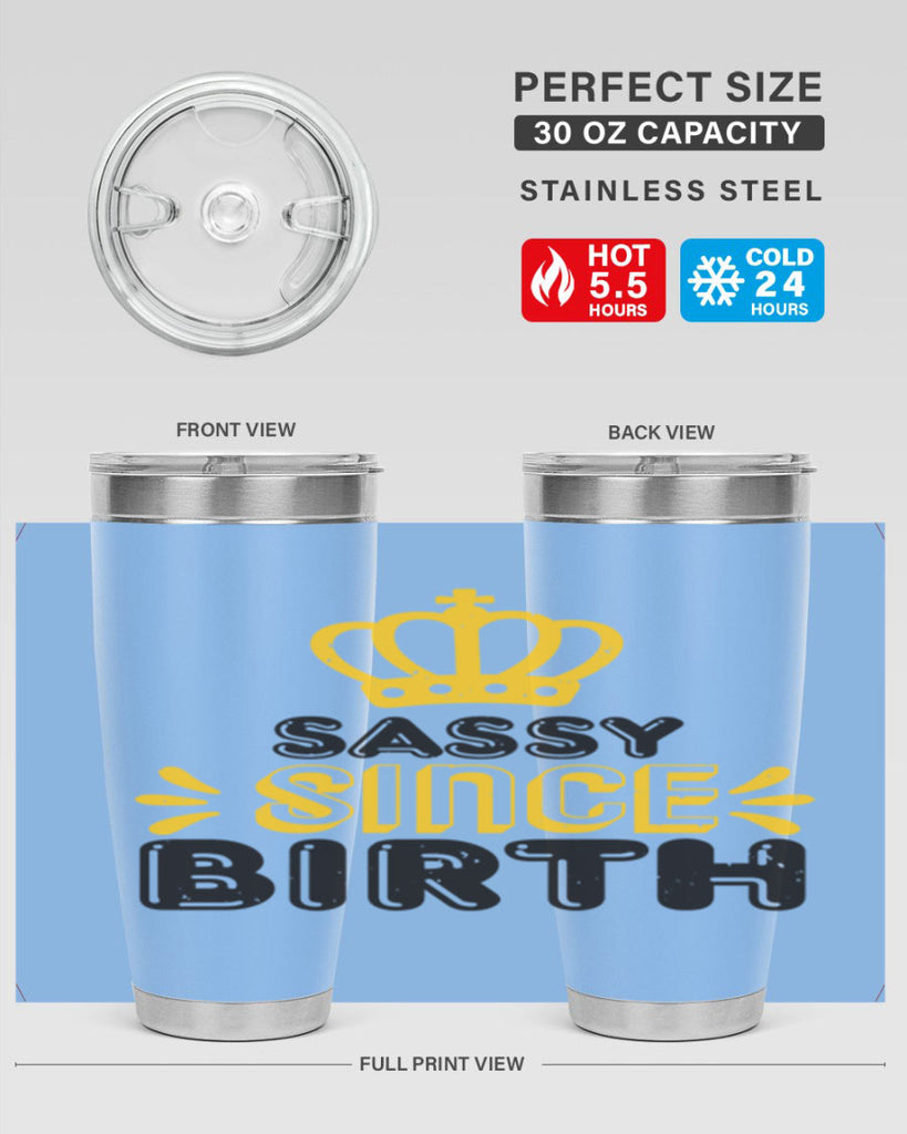 Saddy since birth Style 16#- baby shower- tumbler