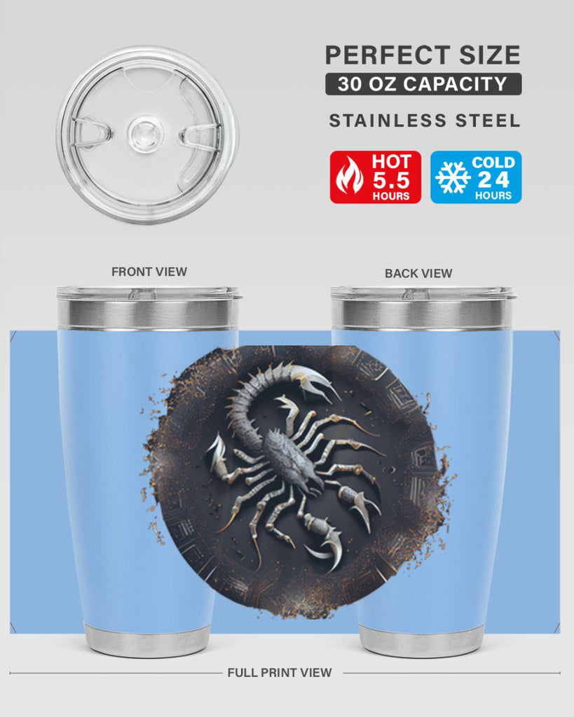 Scorpius 467#- zodiac- Tumbler