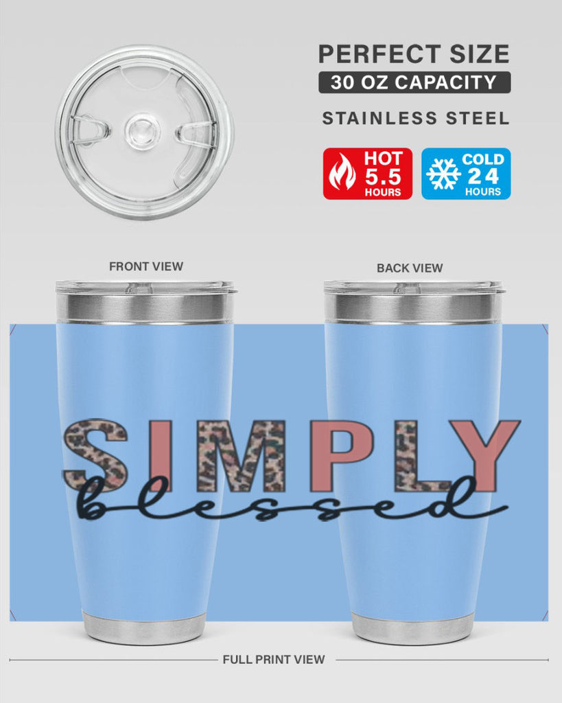 Simply blessed 575#- fall- Tumbler