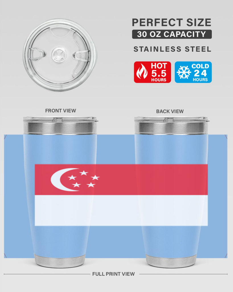 Singapore 41#- world flags- Tumbler