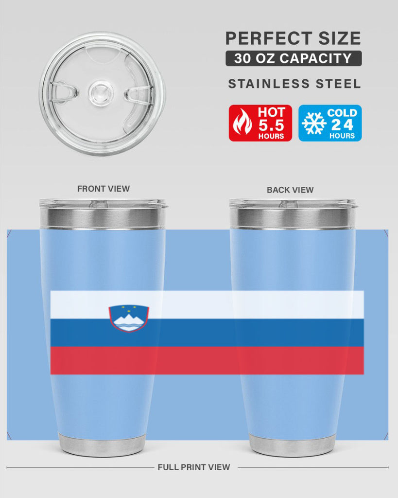 Slovenia 39#- world flags- Tumbler