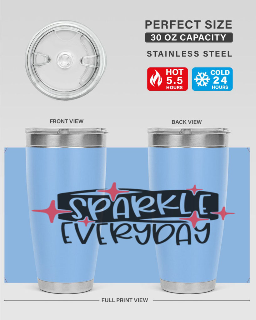 Sparkle Everyday Style 20#- make up- Tumbler