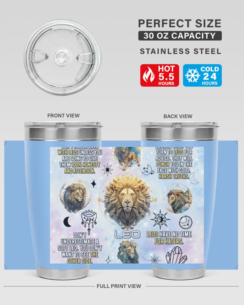 StraightLeo 473#- zodiac- Tumbler