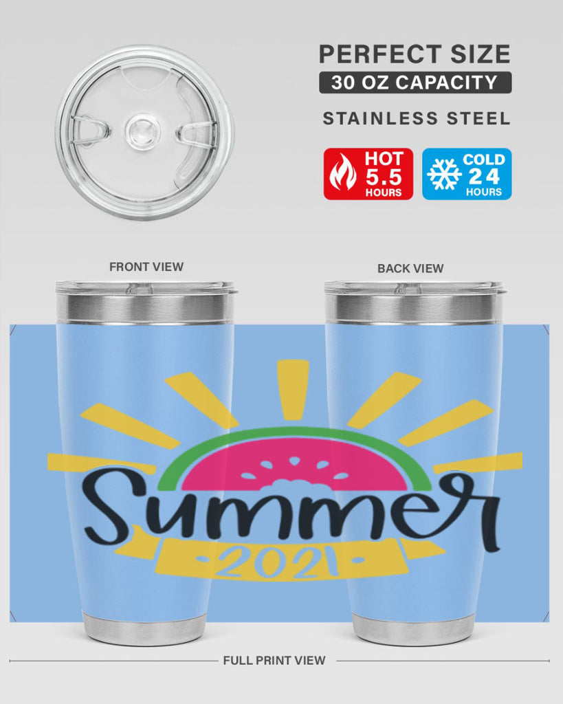 Summer Style 24#- summer- Tumbler