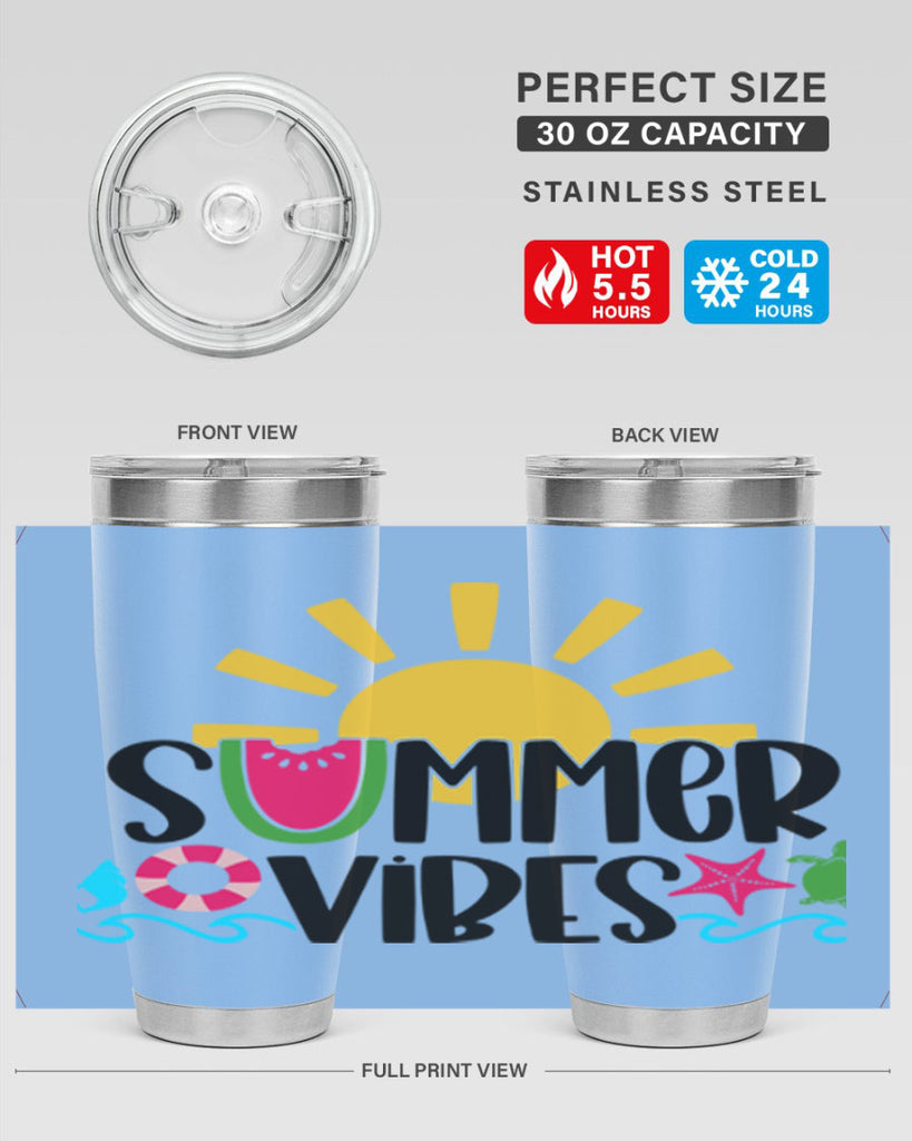 Summer Vibes Style 19#- summer- Tumbler